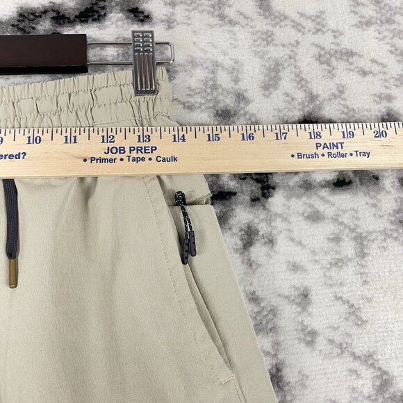 Unipro Shorts Mens Size Small Light Beige Performance Athleisure Gym Training - Picture 5 of 10